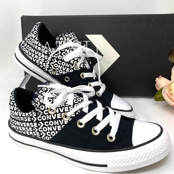 Converse Shoes - Converse Ctas Madison Low Canvas Black White LogoW